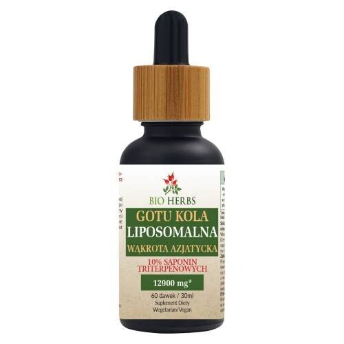 

Bio Herbs, Липосомальная центелла азиатская Готу Кола, 30 мл