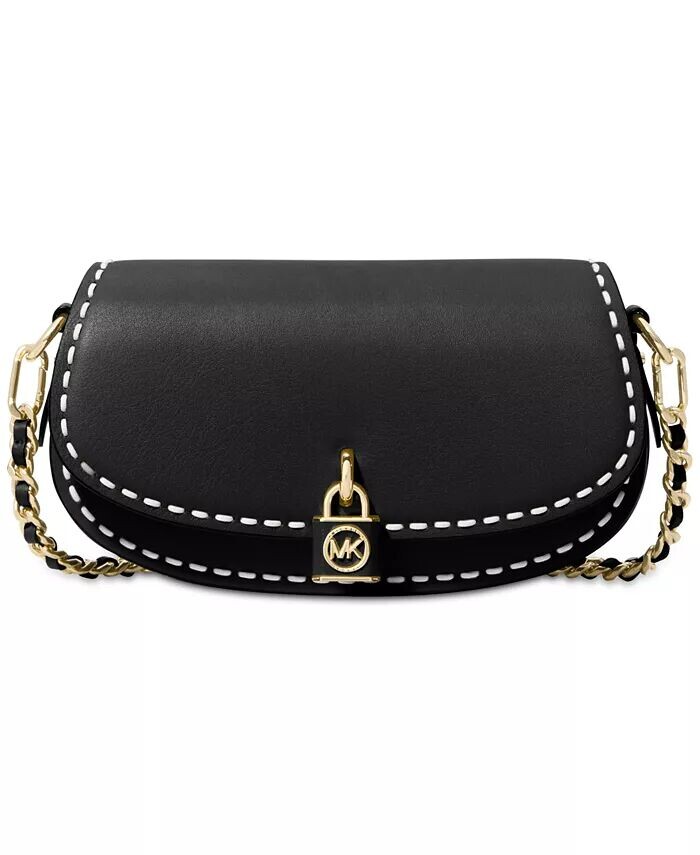 

Сумка-мессенджер с цепочкой Mila Small East West Michael Kors, бежевый