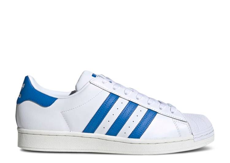 Кроссовки Adidas SUPERSTAR 'WHITE BLUE BIRD', белый кроссовки adidas superstar ot tech black blue bird черный