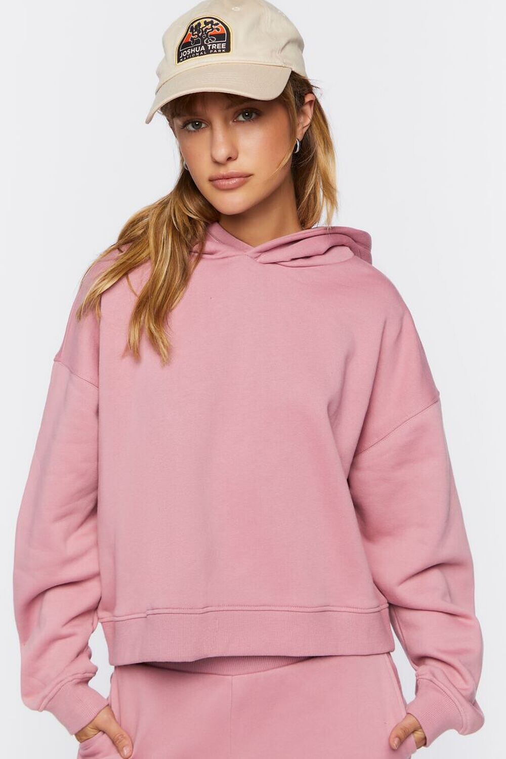

Толстовка из органически выращенного хлопка Forever 21, розовый
