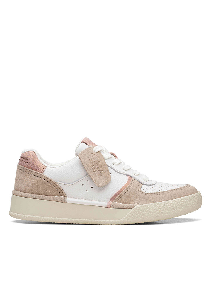 

Кроссовки Clarks CraftCup Court, бежевый