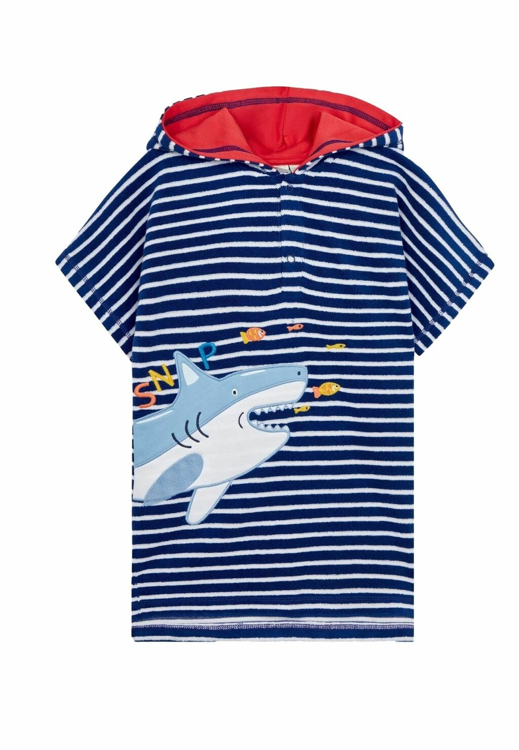 

Банное полотенце SHARK HOODED REGULAR FIT JoJo Maman Bébé, цвет navy