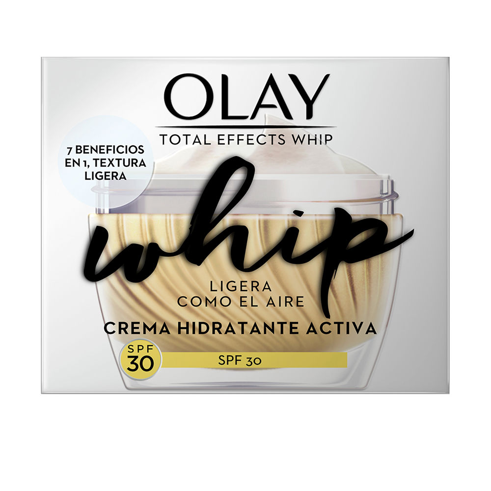 Крем против морщин Whip total effects crema hidratante activa spf30 Olay, 50 мл olay cleanser face wash total effects 7 in 1 exfoliating 3 4 fl oz 100 g
