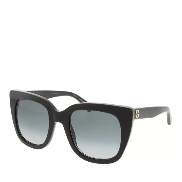

Солнцезащитные очки gg0163sn-001 51 woman acetate black- Gucci, черный
