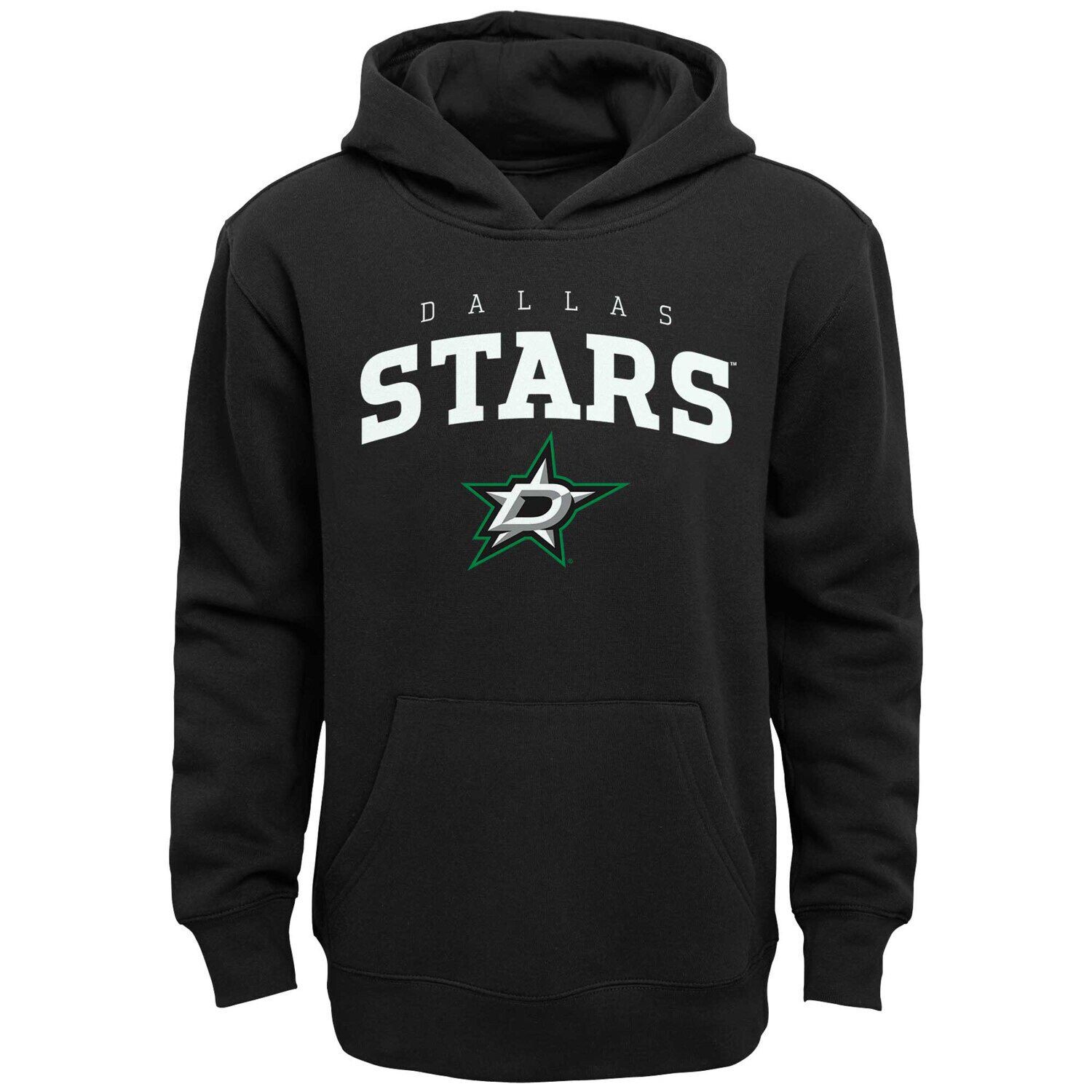 

Черный пуловер с капюшоном Youth Dallas Stars Team Outerstuff