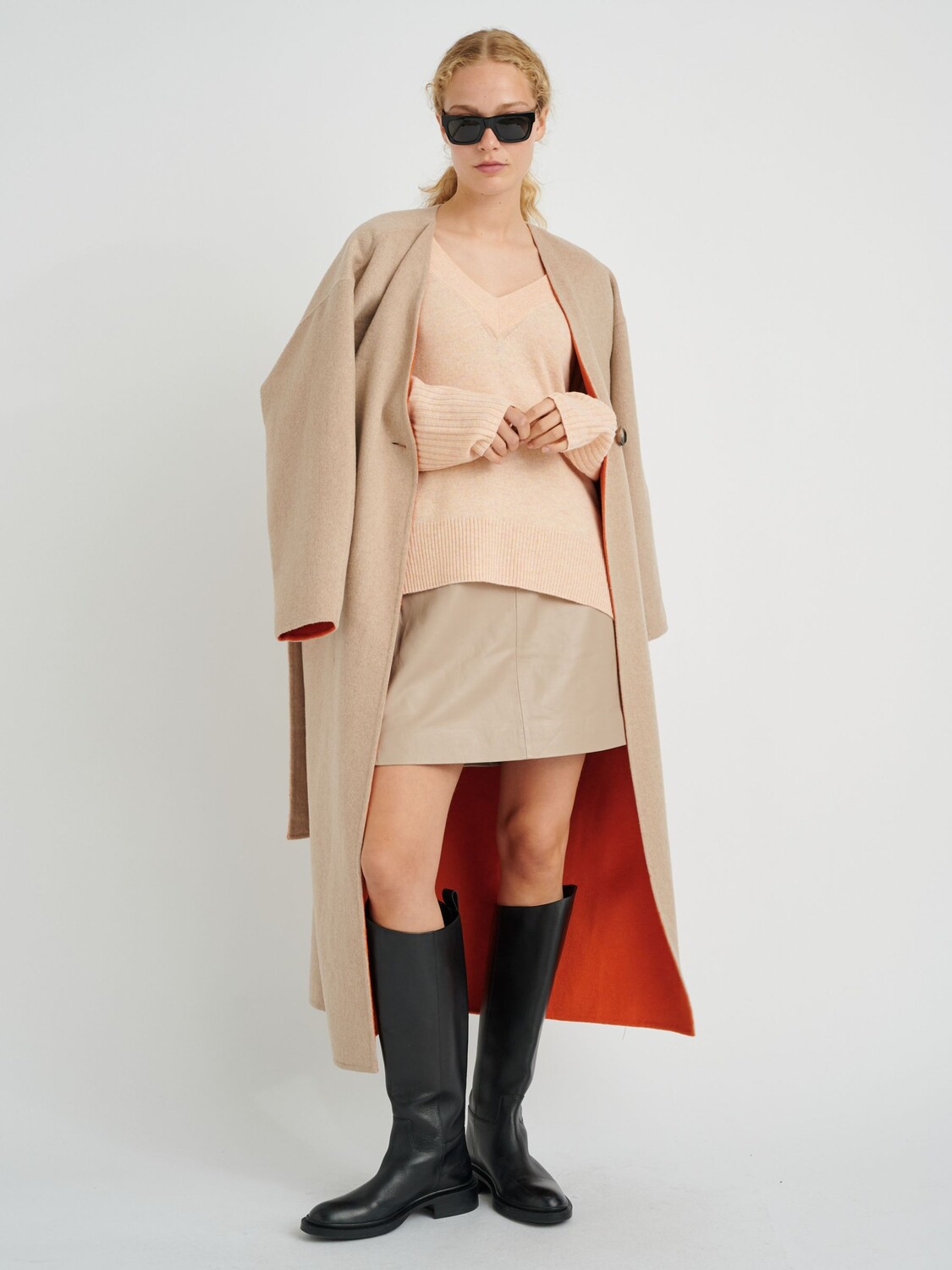 

Пальто InWear Nolah, Овсяный/Оранжевый