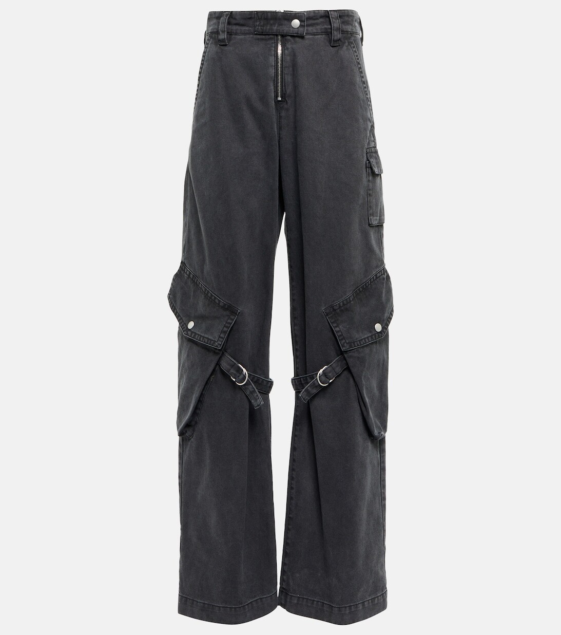 

Брюки карго из хлопка Potina Acne Studios, серый