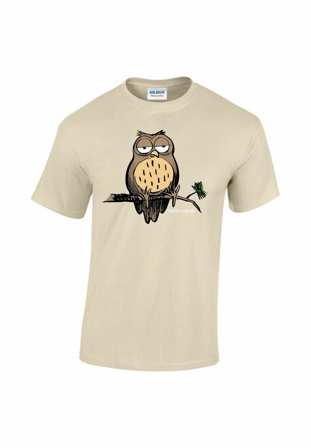 

Футболка с принтом Bad Nature Owl rockshirts, цвет sand