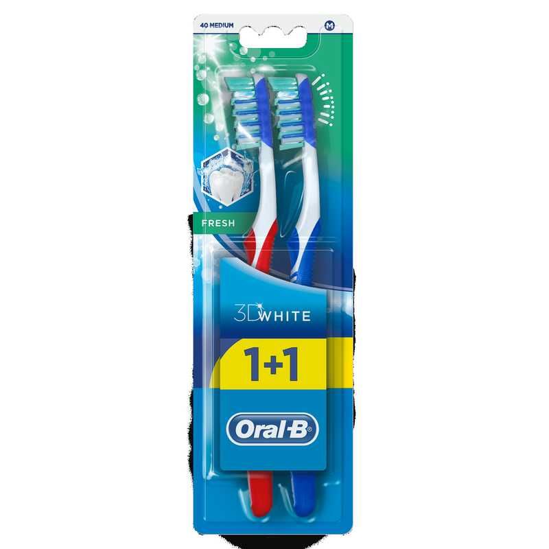 Oral-B 3D White зубная щетка, 2 шт. цена и фото