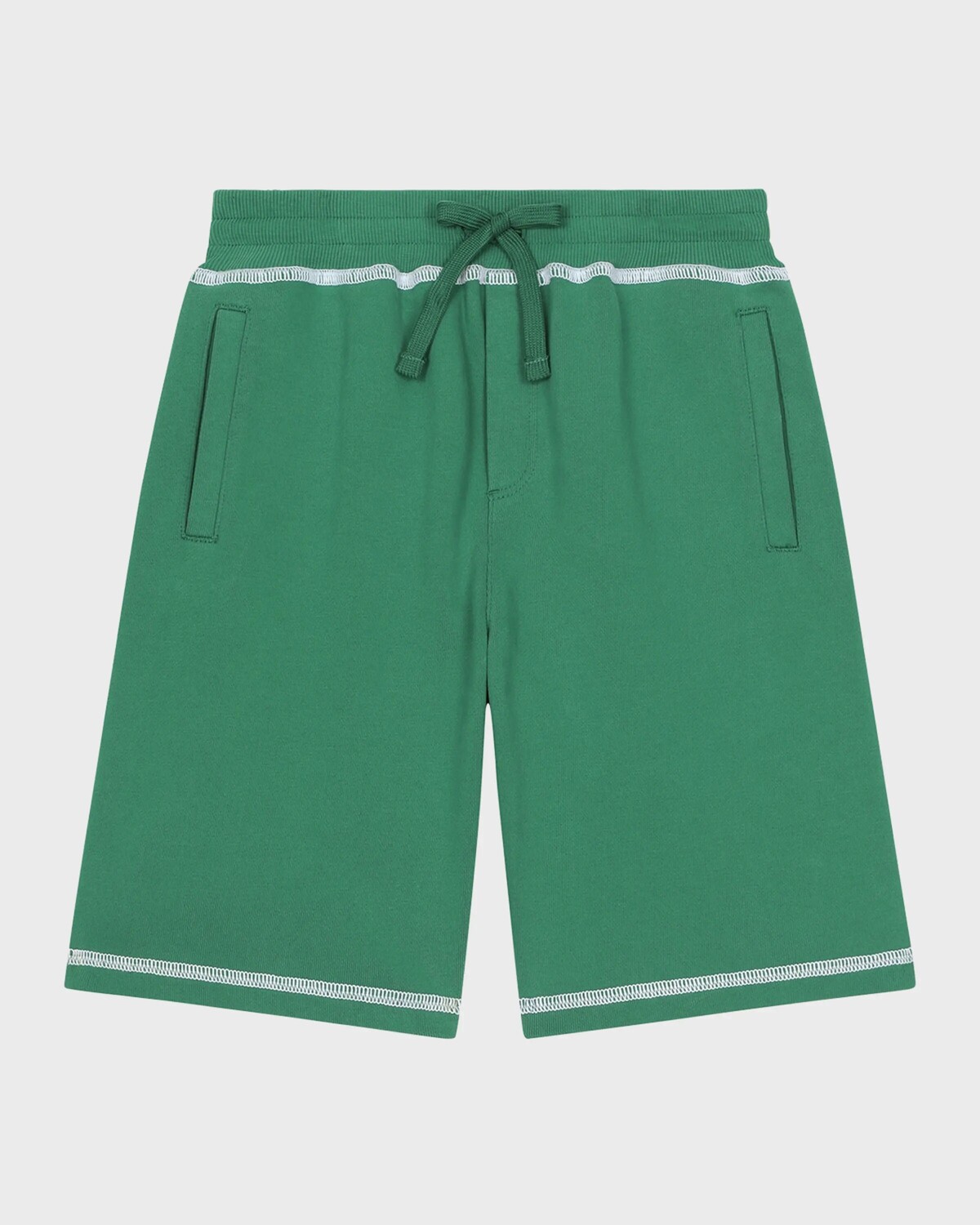 

Шорты-джоггеры для мальчиков с вышитым логотипом Dolce&Gabbana, цвет Dark Green