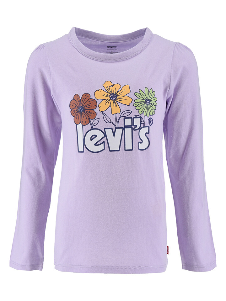 

Лонгслив Levi's Kids, фиолетовый