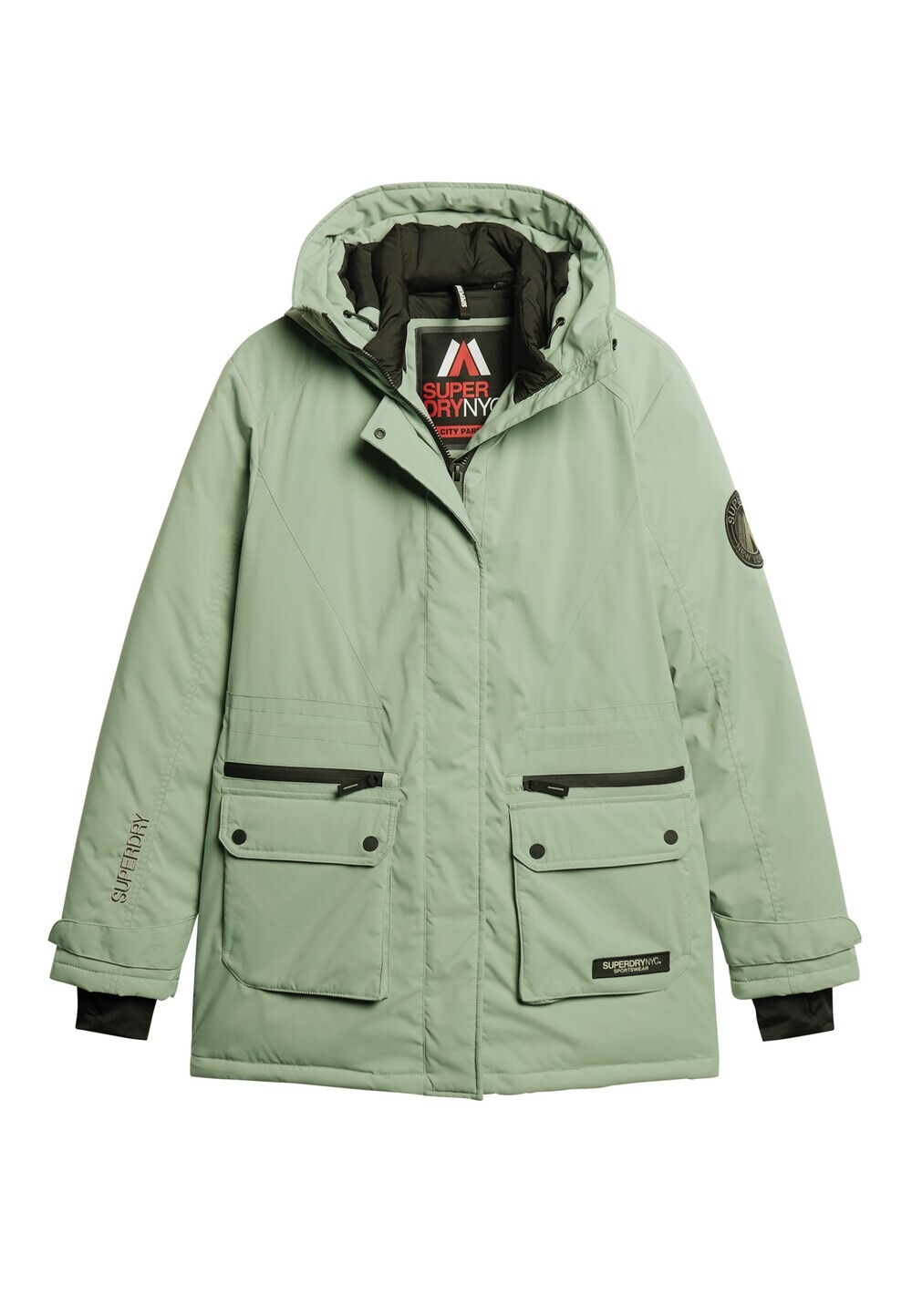 

Межсезонная парка Superdry City, светло-зеленый