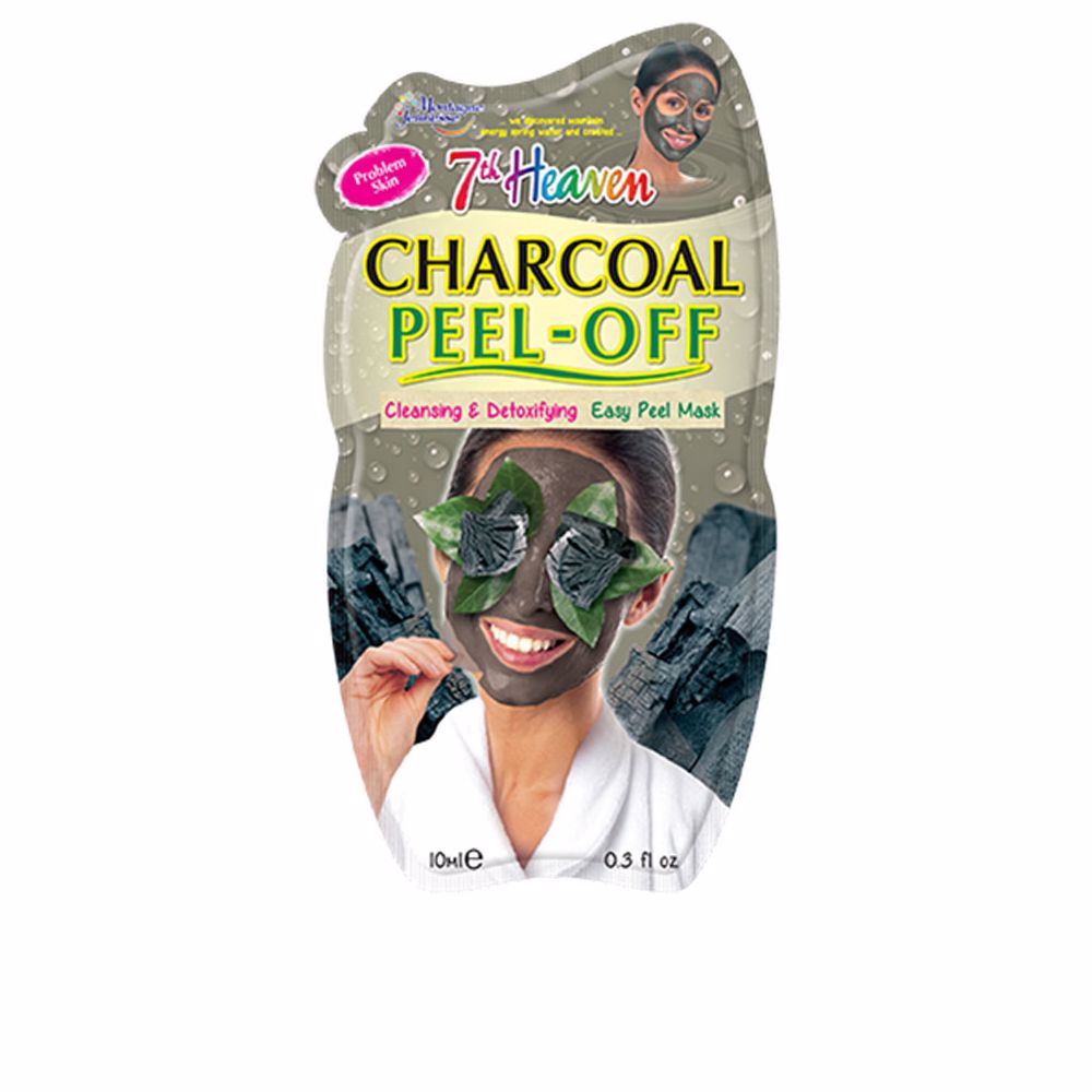 Маска для лица Peel-off charcoal mask 7th heaven, 10 мл маска для лица for men deep pore cleansing peel off mask 7th heaven 10 мл