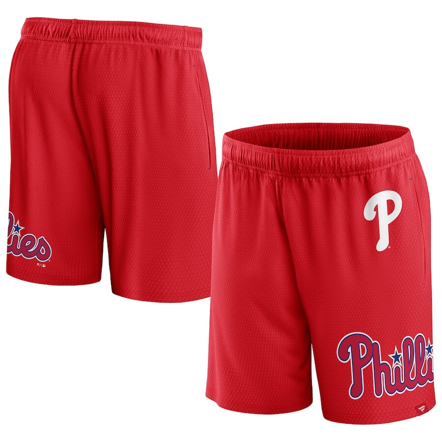 

Шорты Fanatics Branded Philadelphia Phillies, красный