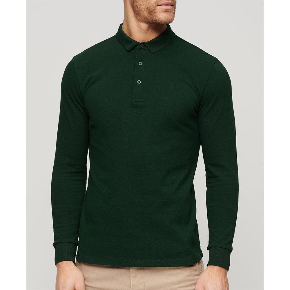 

Поло Superdry M1110392A Long, зеленый