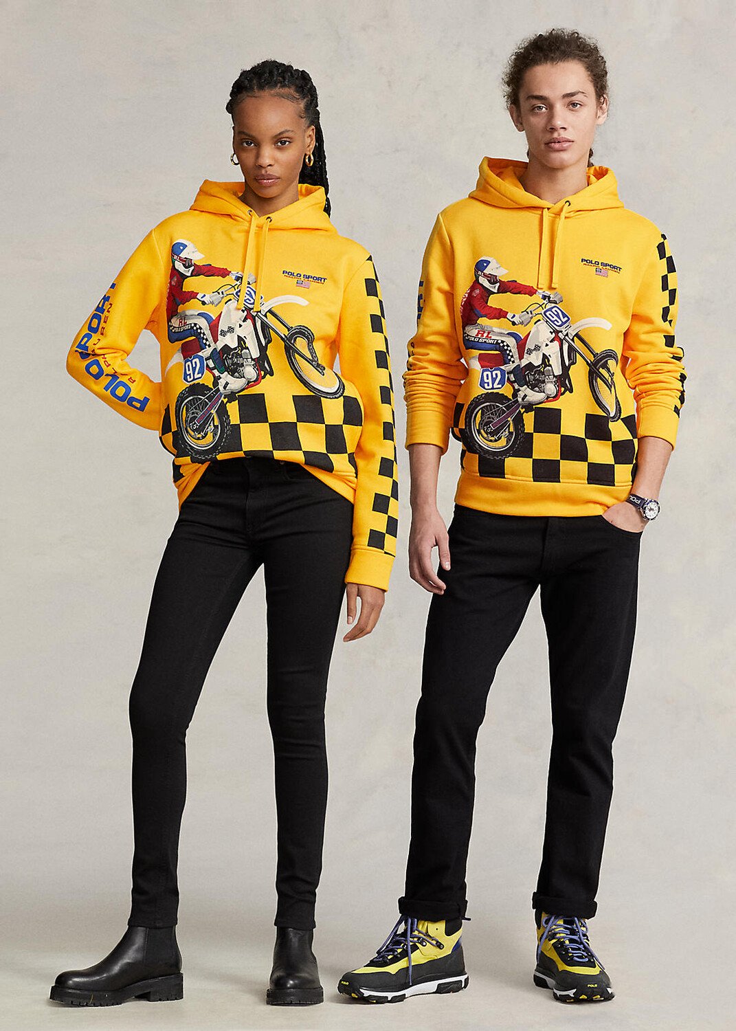 

Толстовка Polo Sport с принтом для мотокросса