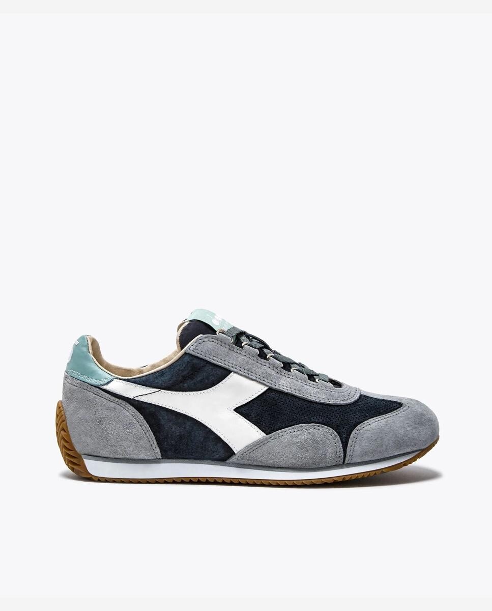 

Кожаные кроссовки унисекс с эффектом потертости Diadora Heritage, серый