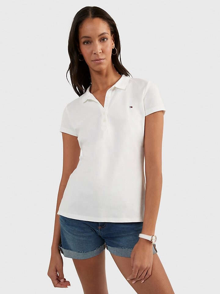 

Поло узкого кроя Tommy Hilfiger