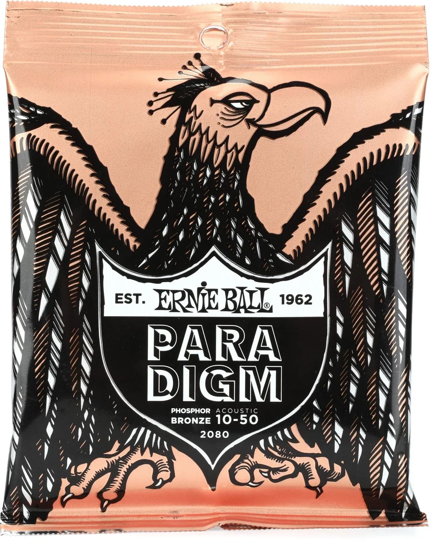 

Струны для акустической гитары Ernie Ball 2080 Paradigm из фосфористой бронзы — .010-.050 Extra Light