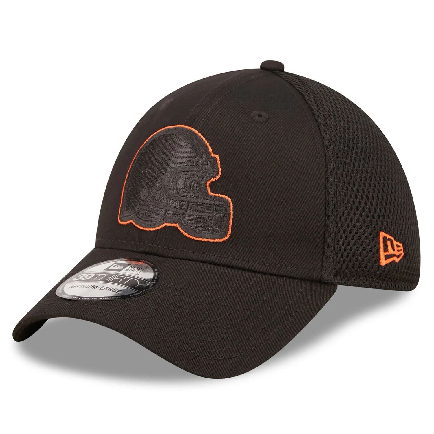 

Черная мужская кепка New Era Cleveland Browns Team Neo 39THIRTY Flex Hat