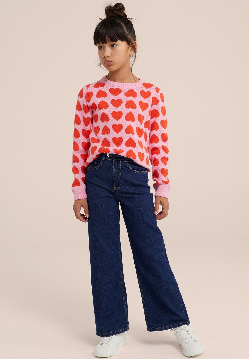 

Свитер WE Fashion, розовый