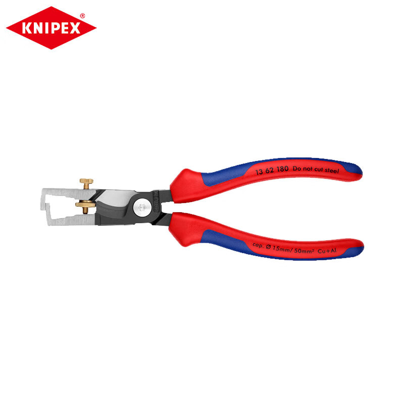 KNIPEX StriX Многофункциональный инструмент для зачистки проводов StriX, черненый инструмент для зачистки проводов, 180 мм 13 62 180