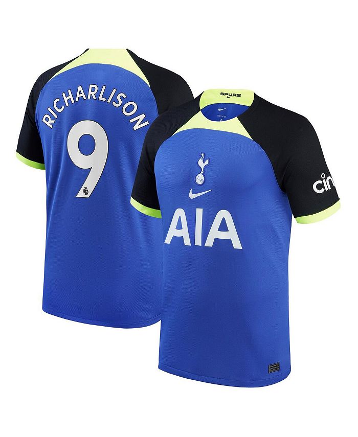 

Мужская футболка Richarlison Blue Tottenham Hotspur 2022/23, реплика игрока на выездном стадионе Breathe Stadium Nike, синий