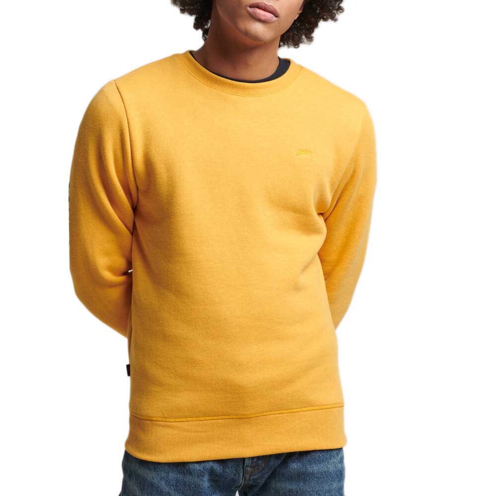 

Толстовка Superdry Vintage Logo Embroidered Crew, желтый