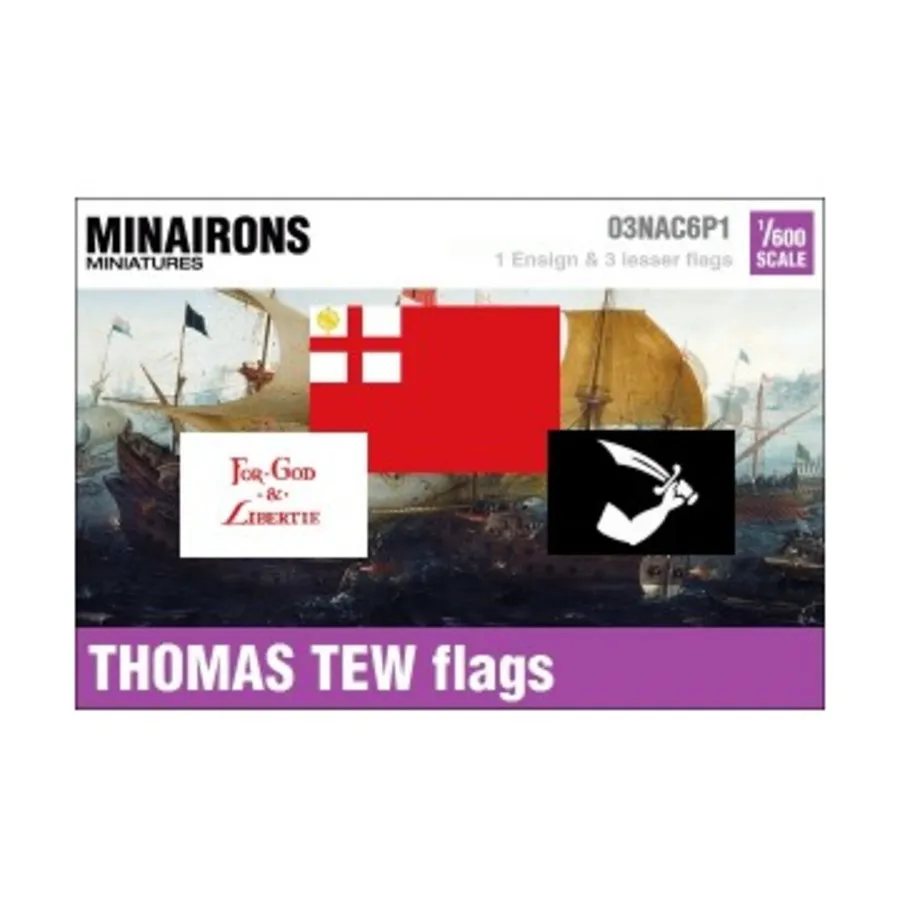 

Пиратские флаги Томаса Тью XVII века, Naval Flags (1:600)