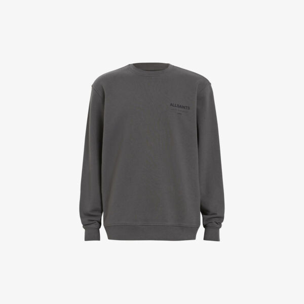 

Толстовка Underground с графичным принтом Allsaints, серый
