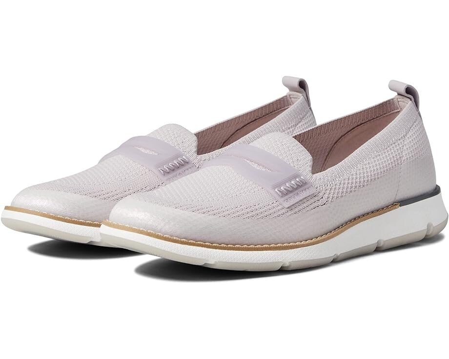 

Кроссовки Cole Haan 4. Zerogrand Stitchlite Loafer, цвет Lilac Marble Knit/Natural Welt/Lilac Marble TPU/Optic White/Gray