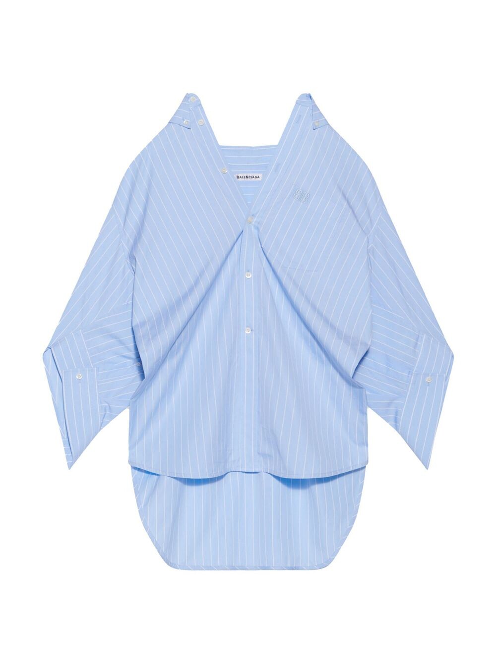 

Рубашка Swing Twisted Balenciaga, белый