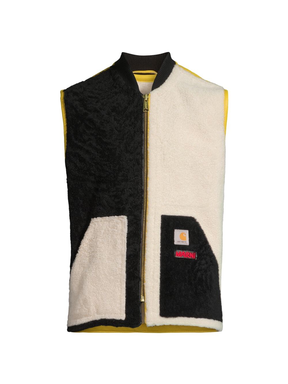 

Жилет из овчины Marni x Carhartt Marni, черный