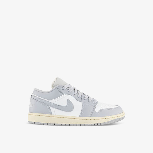 

Кроссовки Air Jordan 1 Low с кожаными вставками и низким верхом Jordan, серый