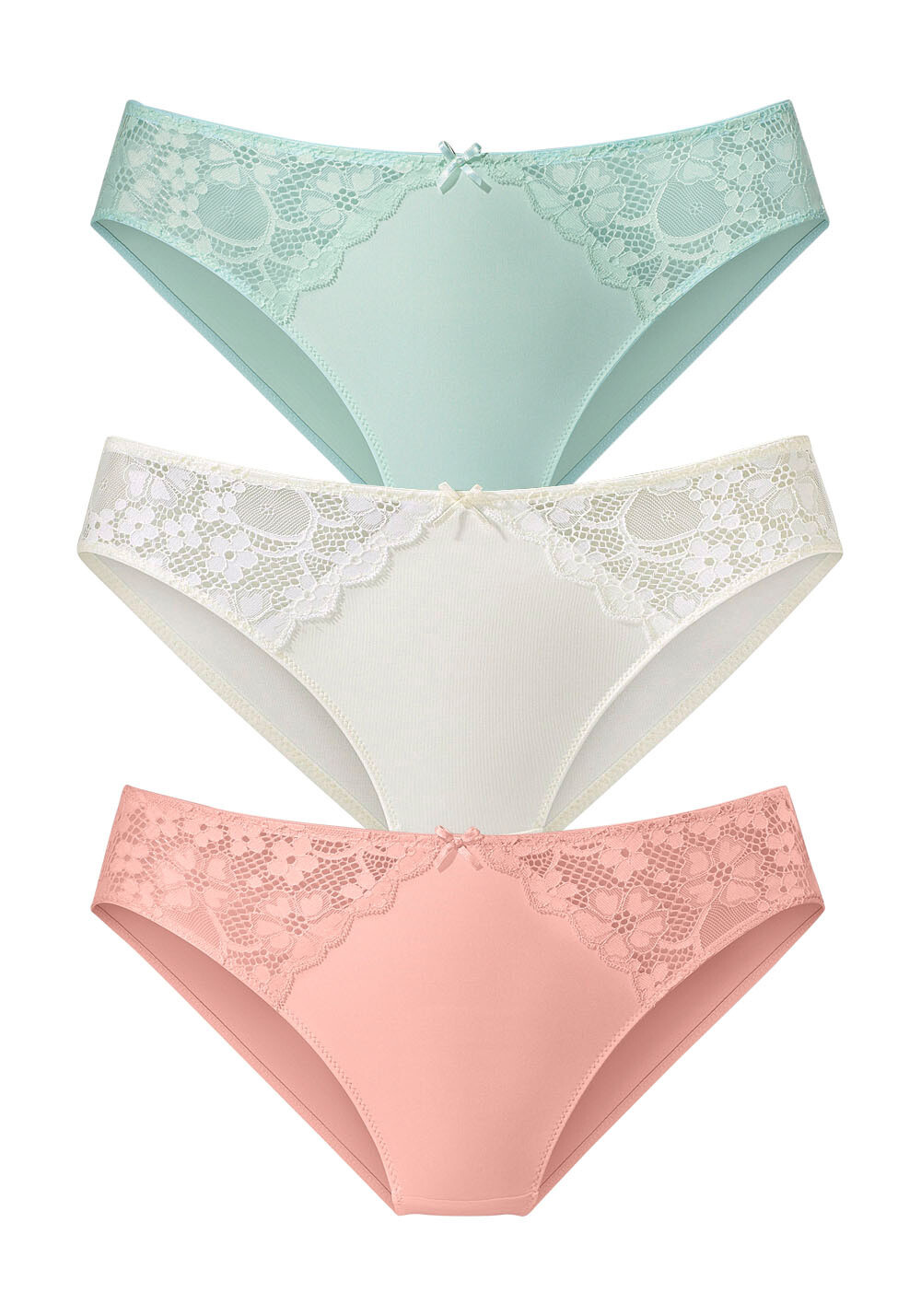 

Трусы PETITE FLEUR, цвет pfirsich+mint+creme
