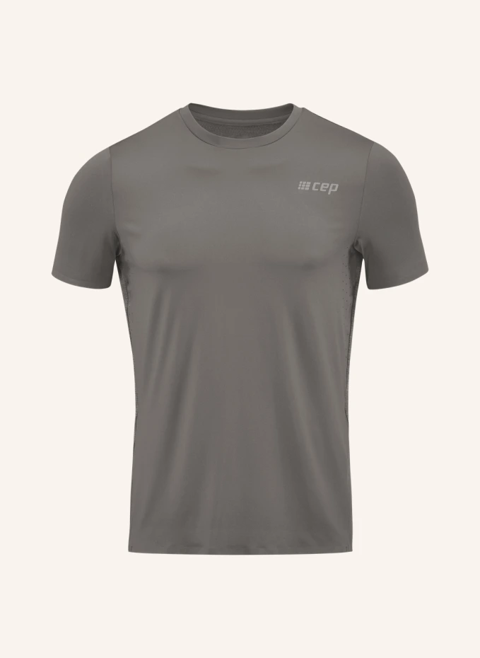 

Беговая рубашка the run short sleeve Cep, серый