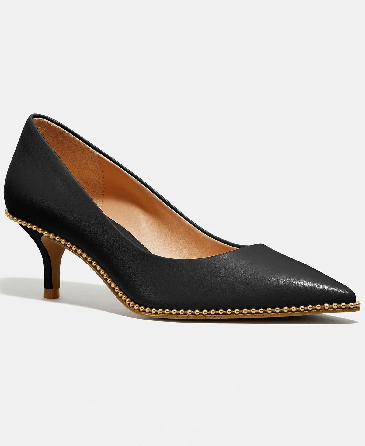 

Женские туфли-лодочки Jackie Kitten-Heel с цепочкой и цепочкой COACH