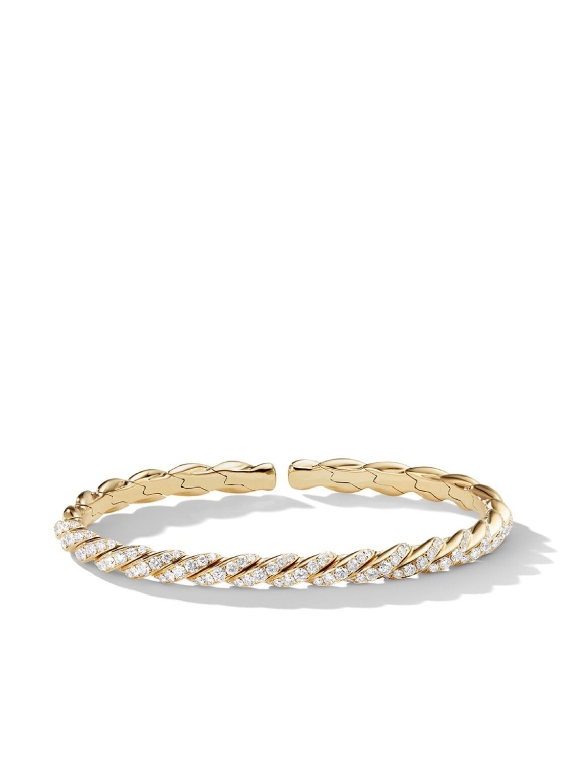 

Браслет из желтого золота с бриллиантами David Yurman, золотой