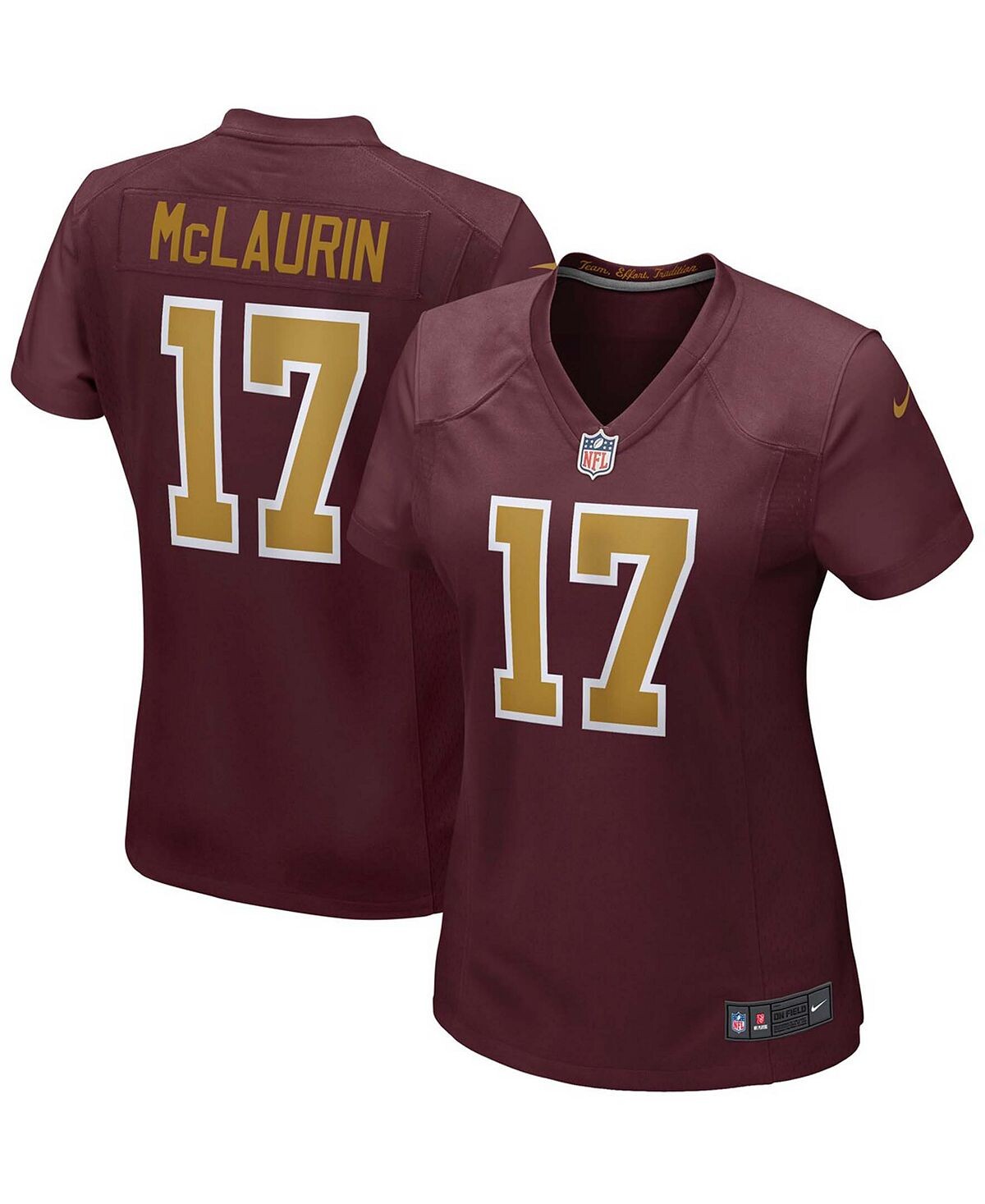 

Женская футболка Terry McLaurin Burgundy Washington Football Team Альтернативная игра Nike