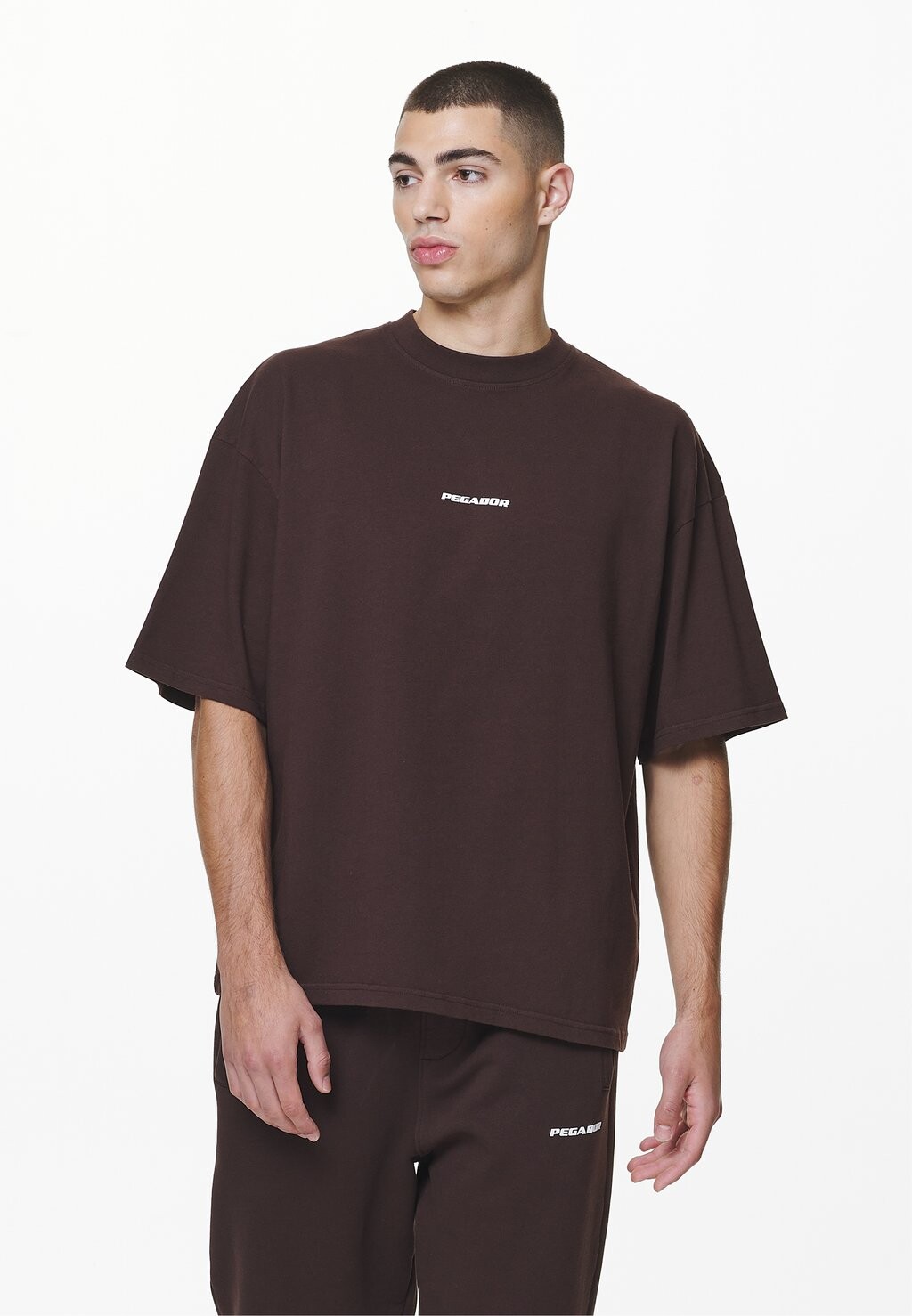 

Базовая футболка Boxy Tee Pegador, цвет washed oak brown