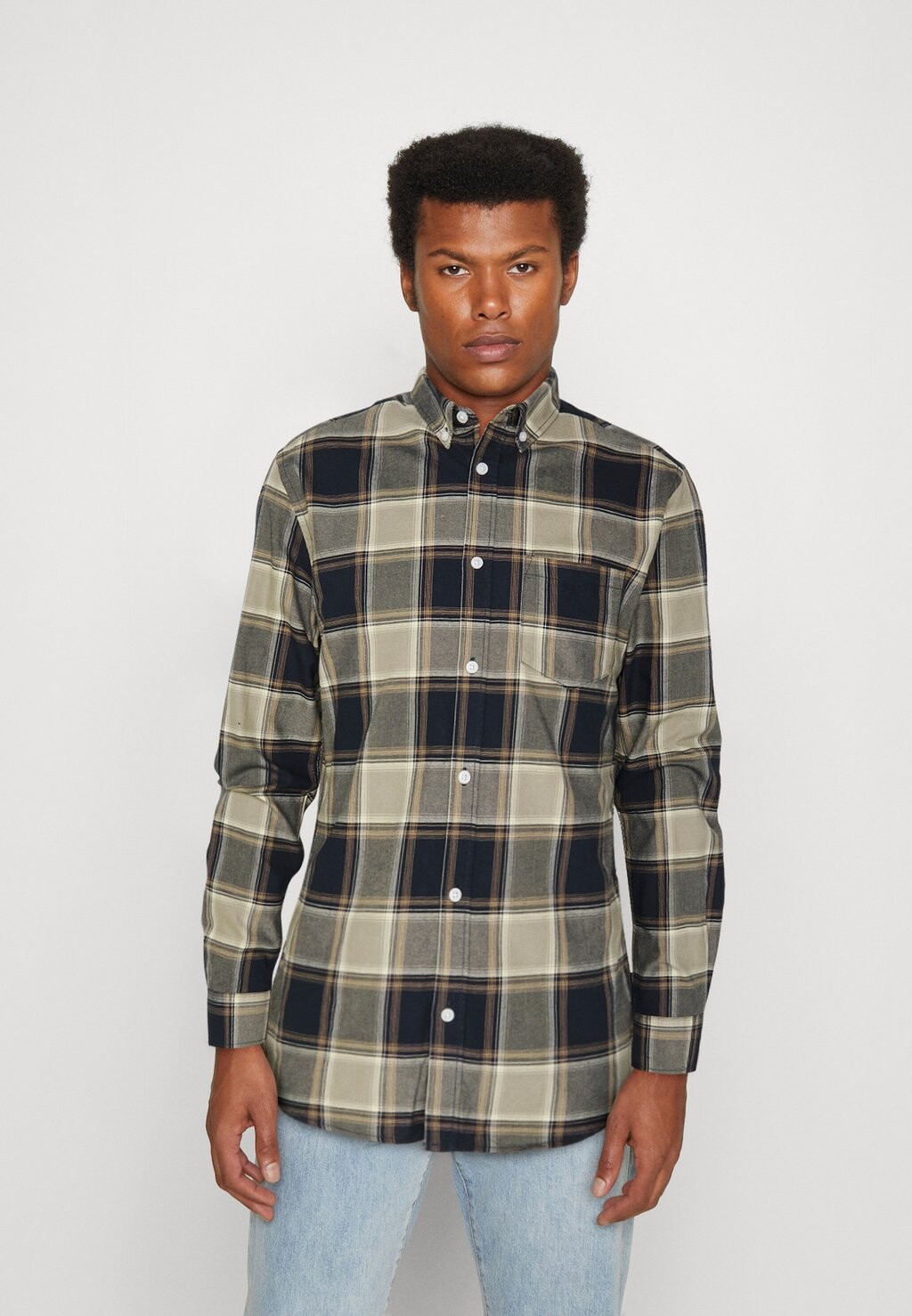 

Рубашка ONSALVARO OXFORD CHECK Only & Sons, темно-синий