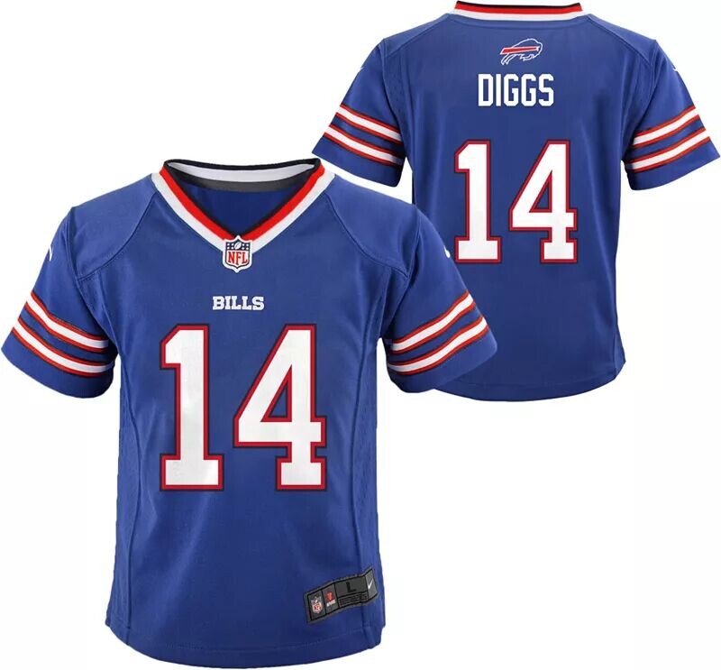 

Джерси Nike Little Kid's Buffalo Bills Stefon Diggs № 14 Royal Game