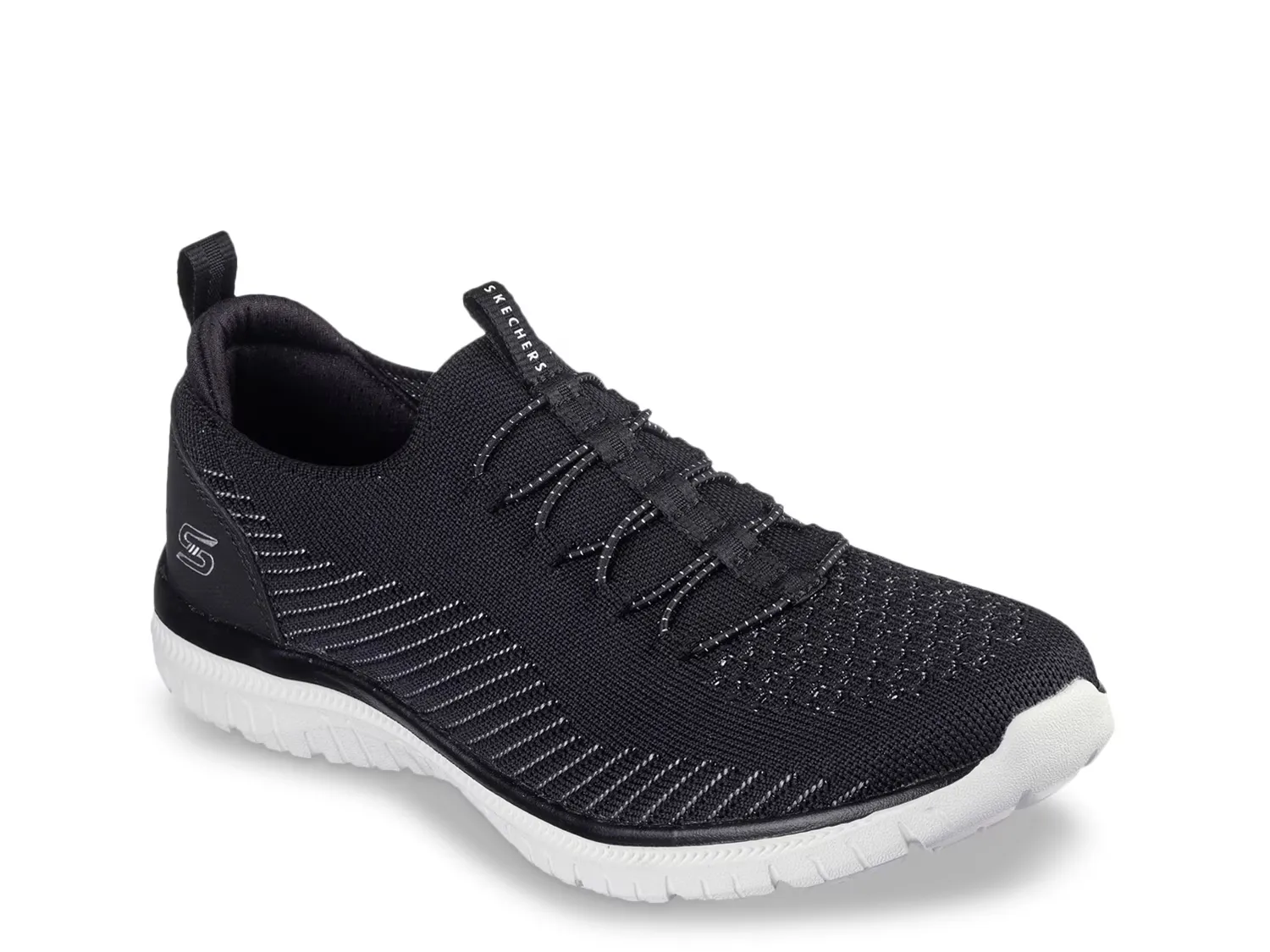 

Кроссовки Virtue Twilight Sneaker Skechers, черный/розовый