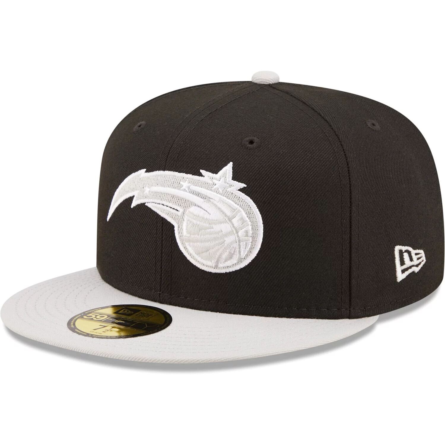 

Мужская двухцветная мужская шляпа New Era Black/Gray Orlando Magic 59FIFTY