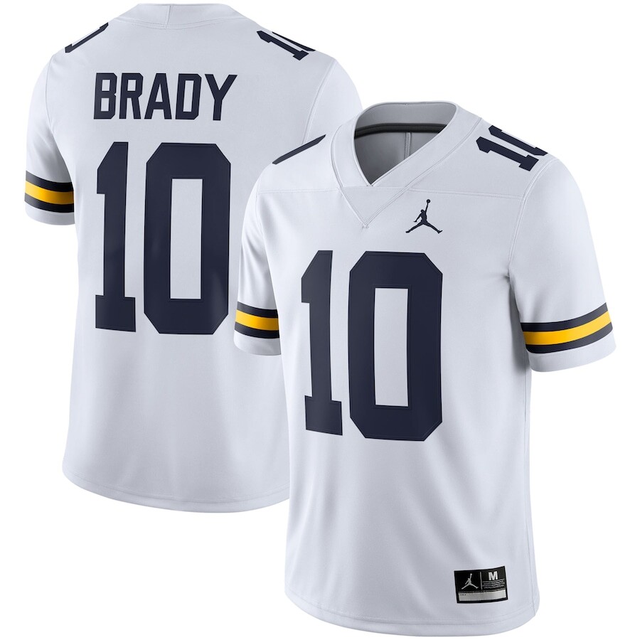 

Джерси Jordan Brand Michigan Wolverines, белый