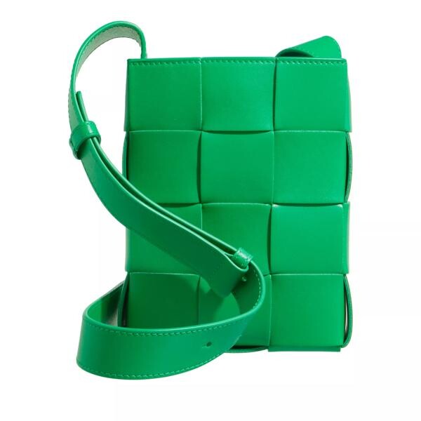 

Сумка mini cassette crossbody bag Bottega Veneta, зеленый