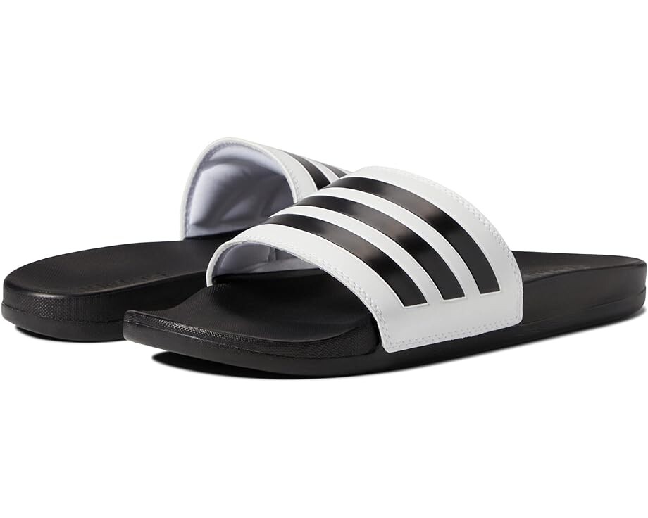 

Сандалии Adidas Adilette Comfort Slides, цвет White/Black/Black 1