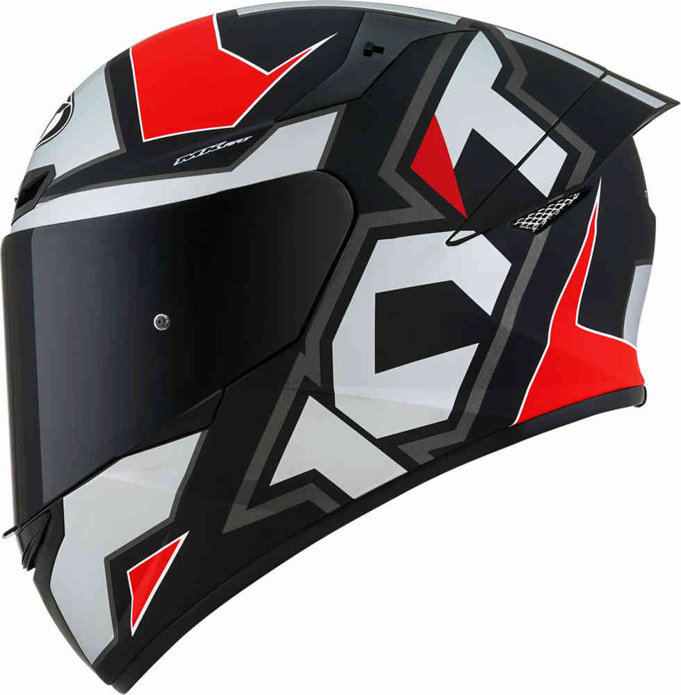 Электронный шлем TT Course KYT, черный матовый/красный