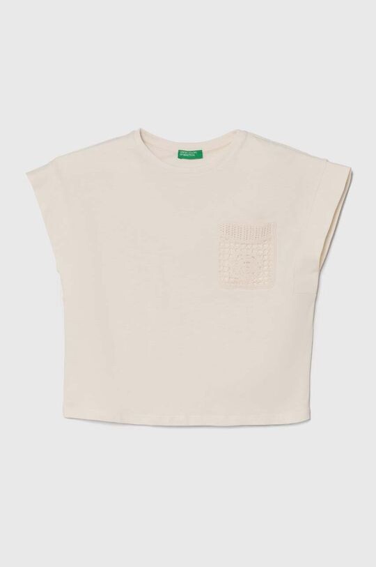 

Детская футболка United Colors of Benetton, бежевый