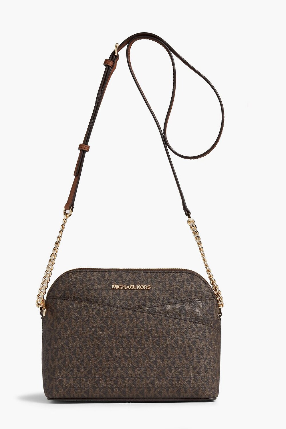 

Сумка на плечо Jet Set из холщовой ткани с покрытием и логотипом MICHAEL MICHAEL KORS, коричневый